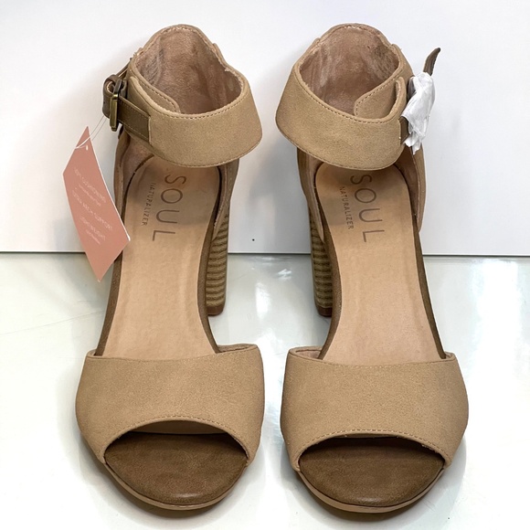 Soul Naturalizer Faux Suede Comfort Heel Sandals Size 9.5M NEW - Picture 5 of 16
